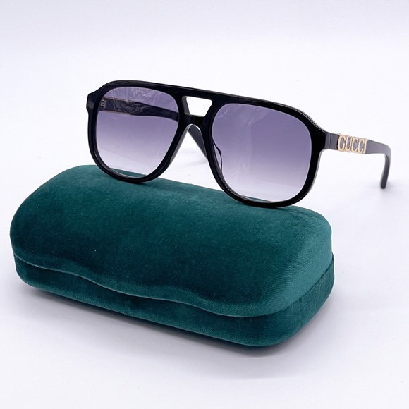 NEW GUCCI GG1188S 002 AVIATOR UNISEX SUNGLASSES GUCCI GG1188S - Picture 1 of 13